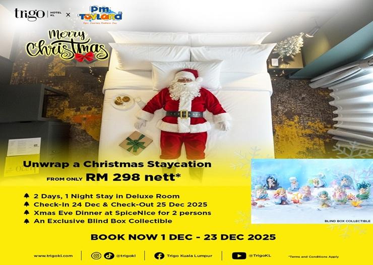 Merry Christmas.  Trigo Hotel KL Kuala Lumpur